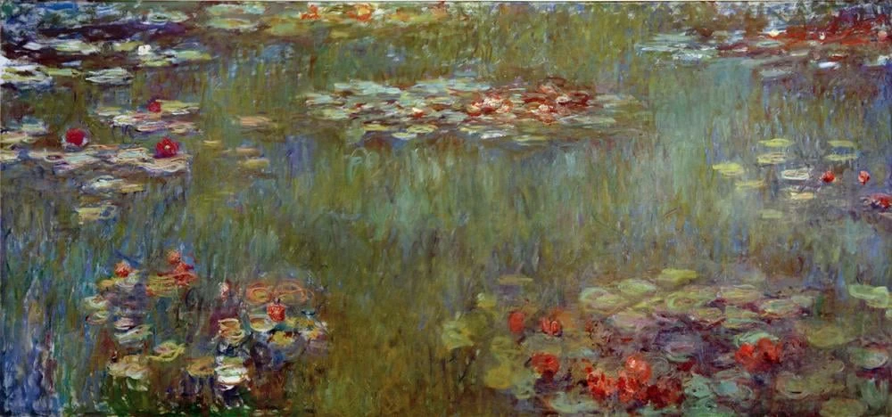 Lo stagno delle ninfee, riflesso verde - Zürich, Stiftung Sammlung E.G.Bührle